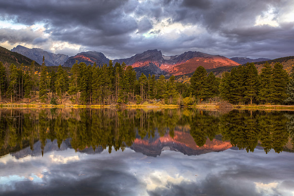 Sunrise at Sprague Lake